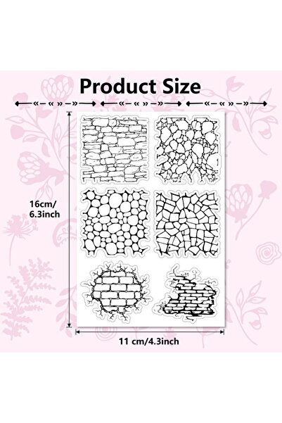Choice AECH-09355 قطعة واحدة من طوابع المطاط الشفافة القابلة لإعادة الاستخدام...