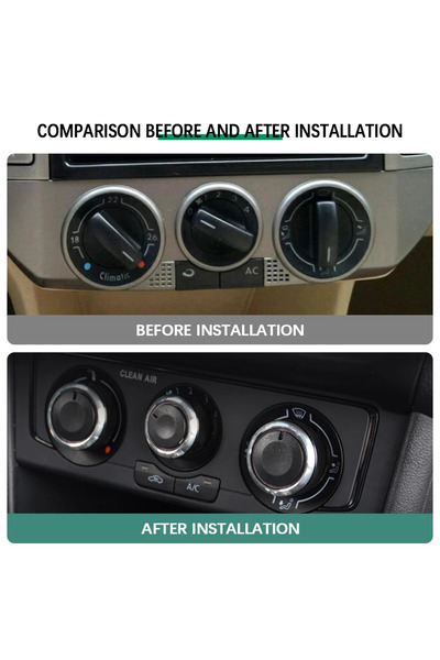 Choice 3 قطع من مقابض مكيف الهواء لسيارة فولكس فاجن بولو 2004-2013 4 5 9N 9N3...