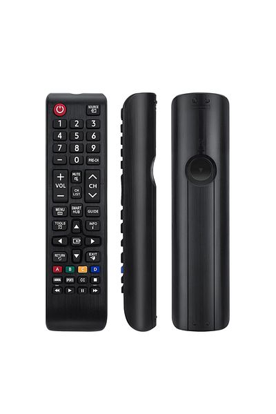NVPONE جهاز تحكم عن بعد جديد للتلفزيون الذكي باللون الأسود Bn59-01175n بديل لجهاز التحكم عن بعد للتلفزيون الذكي Samsung LED 3D Un