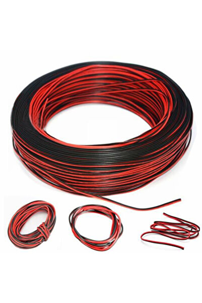 Choice 1 قطعة 10 متر 2 دبوس السيارات دراجة نارية سلك كهربائي كابل موصل أحمر/أسود لضوء ليد 2 تمديد كور...