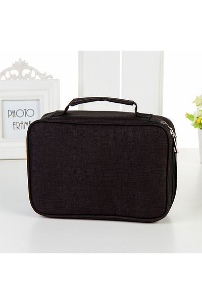Choice Black Pencil Case, 72 Slots Multifunctional Large Capacity Pencil Case Pencil Pouch With Zipper Inne