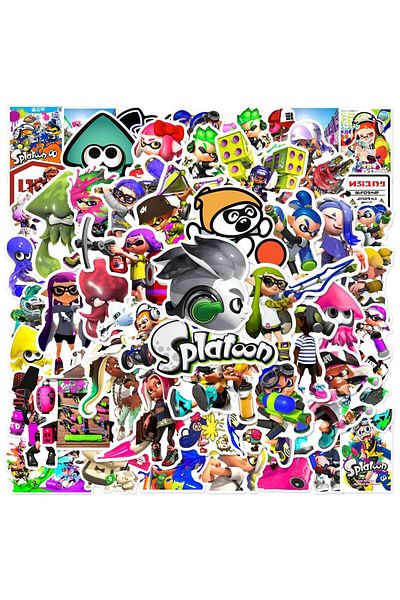 Choice Dmtz803-50pcs 50pcs Splatoon Game Cartoon Sticker Suitcase Phone Case For Kids Toy Kawaii Stickers W