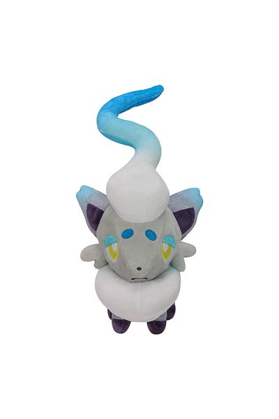 Choice 28cm Blue New Hisui Zorua Plush Toy Shiny Pokemon Stuffed Doll Fox Image Kawaii Red Blue Animal Chri