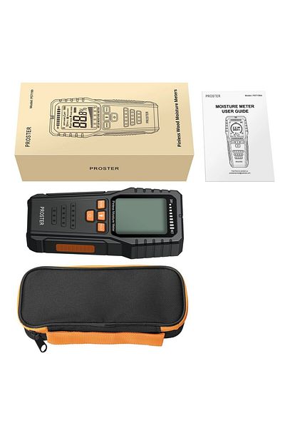 Choice Pst221 Proster Pinless Handheld Moisture Meter Mold Detector Wood Moisturer Meter For Indoor Outdoor