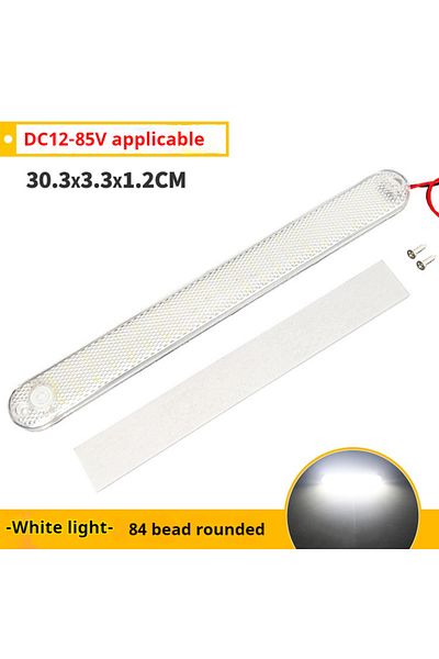 Choice شريط إضاءة داخلي للسيارة LED 12-85 فولت قطعة واحدة مع مفتاح لشاحنة RV Van Lerry Camper Boat Carava...