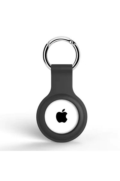 Choice Black Cover For Apple Airtags Case Liquid Silicone Protective Shell Tracker Accessories Anti-scratch