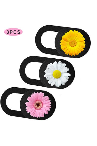 Choice Flower Laptop Camera Cover Slide Webcam Cover For Privacy Fits For Mini Pc, Pc, Surface, Tablet, Des