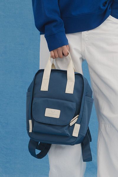 Nordbron Unisex Indigo αδιάβροχο σακίδιο πλάτης με θήκη για tablet, ρυθμιζόμενο εσωτερικό/εξωτερικό φερμουάρ