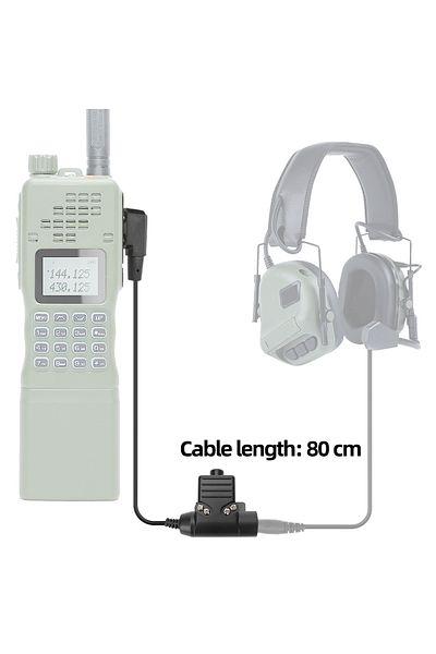 BAOFENG Airsoft Tactical Headset U94 PTT with Button for Baofeng UV-5R UV-S9 Plus UV-21 17  Pro 2...