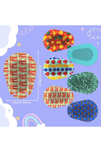 Choice 60 قطعة من رقعة العين المرنة الجديدة المكونة من 6 ألوان للأطفال والبالغين لعلاج الحول والكسل الطبي للعين