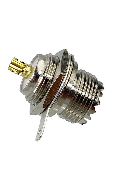 Choice 10PCS Connector UHF female SO239 jack bulkhead solder panel mount straight