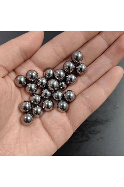 Choice 100pcs1set 9mm/0.35in 9.5mm/0.37in 10mm/0.39in 11mm/0.43in High Carbon Steel Ball Slingshot Hunti...