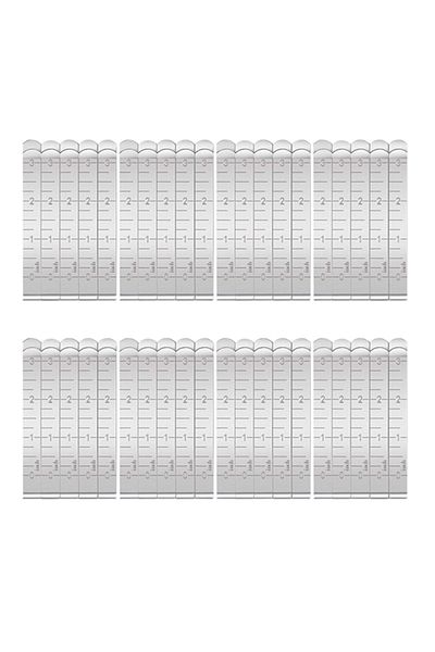 Choice 40pcs 20/40pcs Hemming Clips Stainless Steel Sewing Clips Measurement Ruler Marking Sewing Project Q