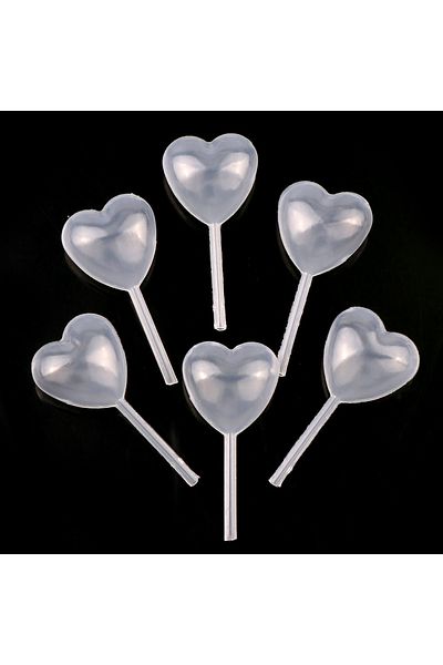 Choice Heart 50pcs 4ml Plastic Pipettes Disposable Safe Plastic Eye Dropper For Silicone Mold Uv Epoxy Resi