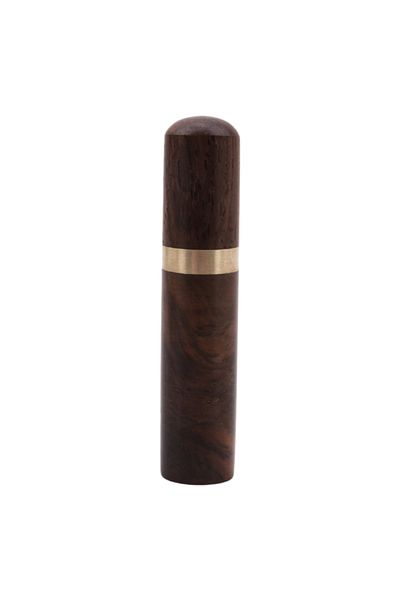 Choice Dark Brown Portable Wood Toothpick Holder Container Living Room Mini Toothpick Storage Box Pocket To