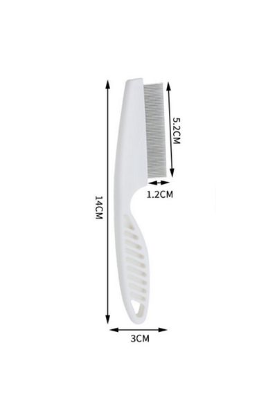 Choice Flea Comb Dog Cat Hair Removal Brush Stainless Steel Dense Teeth Inline Comb Portable Pet Univers...