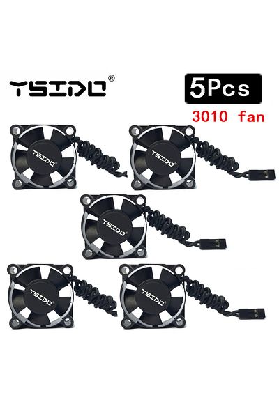YSIDO 5pcs 3010 5pcs Hight Speed 4010 3510 3010 Cooling Fan Heat Dissipation For Hobbywing Traxxas A