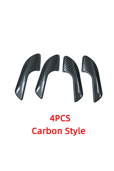 Choice ملصقات حماية لمقبض الباب الداخلي من الكربون مكونة من 4 قطع لسيارة ألفا روميو جي تي