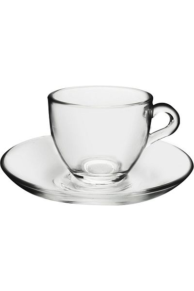 STOREMAX Ntwork Basic 6 Piece Cup Set, Plain, 90 ml Art 1087243