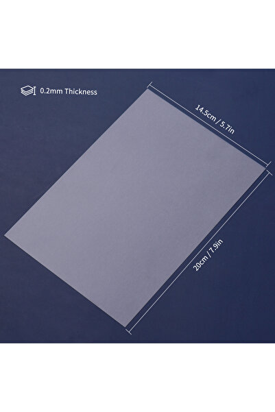 Choice 50 Sheets 50 Sheets Shrink Films Kit Shrinky Art Film Paper Heat-Shrink Sheets for DIY Craft Ornamen