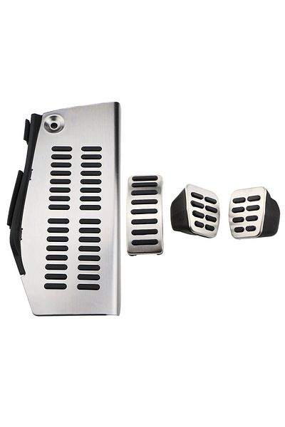 Choice Mt-b With Rest Stainless Steel Car Pedals Cap Clutch Accelerator Brake Cover For Vw Polo Golf 4 Jett