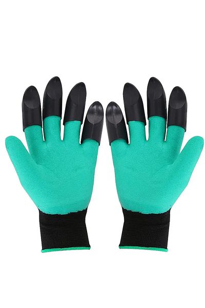 Choice Green 2pcs Garden Gloves With Claws For Women And Men Both Hands Gardening Work Gloves Garden Gloves