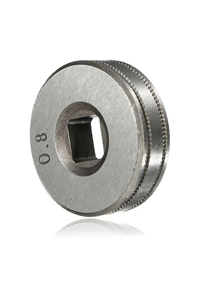 Toorise 0.8-1.0 Silver Knurled Groove Wire Roll Wheel 0.6-0.8mm/0.8-1.0mm Stainles Steel Welding Line Feedin
