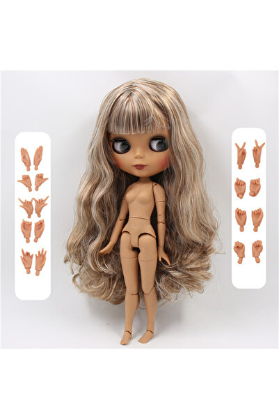 Choice دمية عارية بطول 30 سم، وجه داكن غير لامع، دمية ICY DBS Blyth، جسم مفصل...