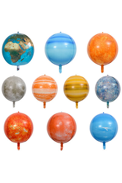 Choice 22 بوصة متعددة 10 قطع 4D بالونات الكواكب الكوكب الكوني بالون الهيليوم ...