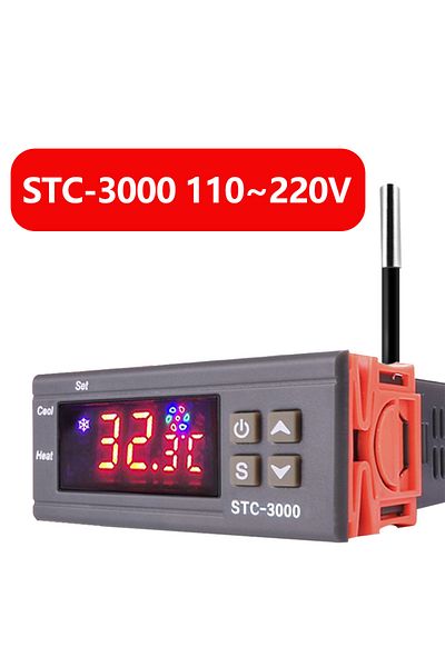 APNEU Stc3000 110-220v Digital Temperature Controller Thermostat Thermoregulator Incubator Relay Led 10a H