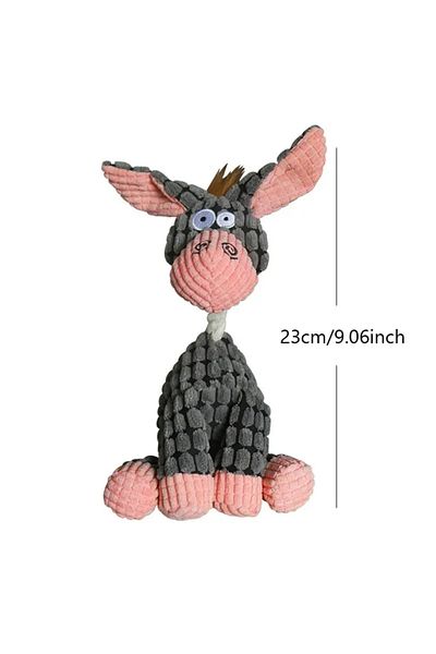 Choice Donkey Dinosaur Plush Dog Squeaky Interactive Toys For Small Large Dogs Bite Resistant Chew Toy Pets