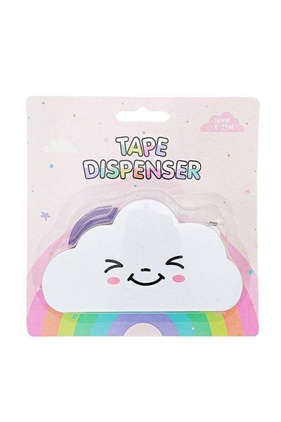 Choice With Tape Cloud Shaped Tape Dispenser Rainbow Color Packing Tape Cutter Stationery Adhesive Machine