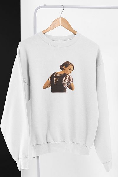 qoeuyl boutique Fleabag unisex, δώρο Φούτερ με στάμπα τριών νημάτων 100% βαμβακερό με λαιμόκοψη