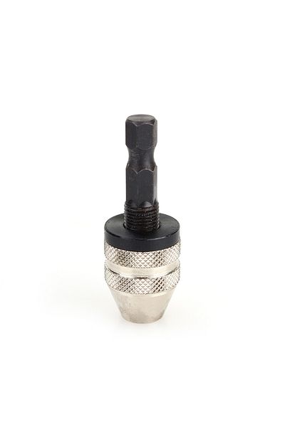 Choice 0.3-3.6mm 1/4" 0.3~3.6mm Keyless Drill Bit Chuck Hex Shank Adapter Converter Keyless Drill Chuck In