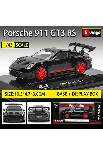 Choice Porsche 911 Bburago 1:43 Lamborghini Sc63 Lmdh Porsche 963 Romeo Racing Model Simulation Car Model A