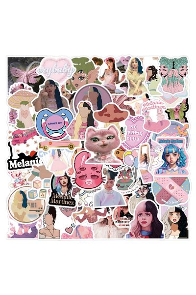 Choice 60pcs 10/30/60pcs Melanie Martinez Singers Stickers Diy Decals Album Suitcase Scrapbook Phone Guitar
