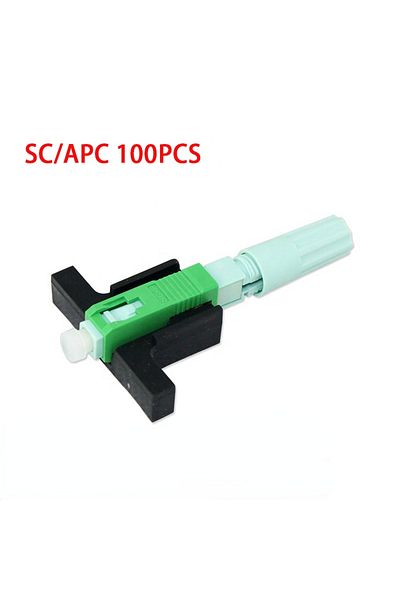 tapirapeco Apc 100pcs Ftth Sc Upc Optical Fibe Quick Connector Sc Ftth Fiber Optic Fast Connector Embedded High