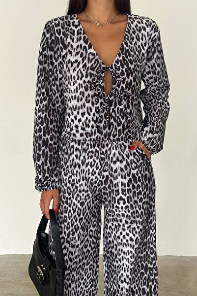 Lady Doll Комплект з сорочки з попліну з леопардовим принтом