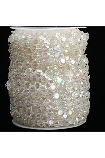Choice 2 10 متر من خرز الكريستال الأكريليكي الشفاف من جارلاند ستراند معلقًا ع...