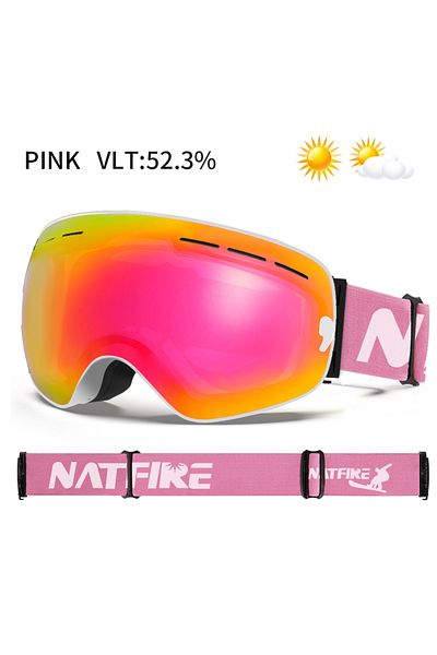 Choice Ski Goggles Anti Fog Winter Snow Sports Goggles with UV Protection for Men Women Youth Interchang...