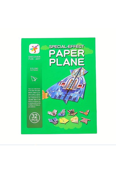 Choice 2020-04 Paper Airplane Origami Belt Tutorial For Children Fun Handmade Three-dimensional Airplane Fo