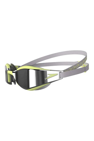 SPEEDO نظارات السباحة فاست سكين هايبر إيليت ميرور رمادي/أخضر للجنسين 8-1281814556