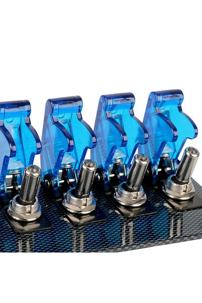 Choice 4 Blue & 1 Red Racing Car Engine Switch 12V Auto LED Toggle Ignition Switch Panel Start  On/Off  ...