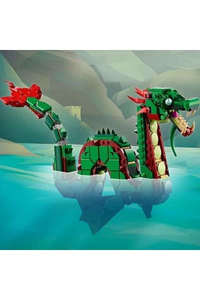 STOREMAX Svtcrt Creator 3-in-1 Medieval Dragon 31161-9 Sea Yi for Children and Above