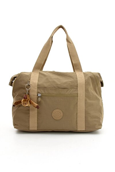 Sanmorris Sn-3025 Crinkle Unisex White Sports Bag - Travel Suitcase, Gym