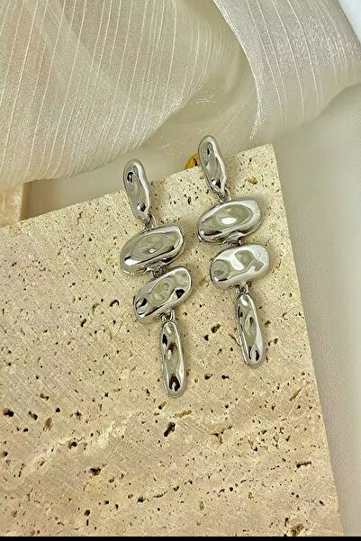 DEMOKAN Women's Earrings Four Rods Dangle Model Earrings