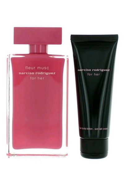 Narciso Rodriguez 2-Piece Fleur Musc Gift Set EDP Spray 100ml, Body Lotion 75ml