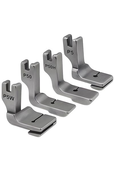 Choice 4 Pcs Pleating Presser Foot Gathering Feet P5 P5w P50 P50h For Brother Juki Industrial Thick Materia