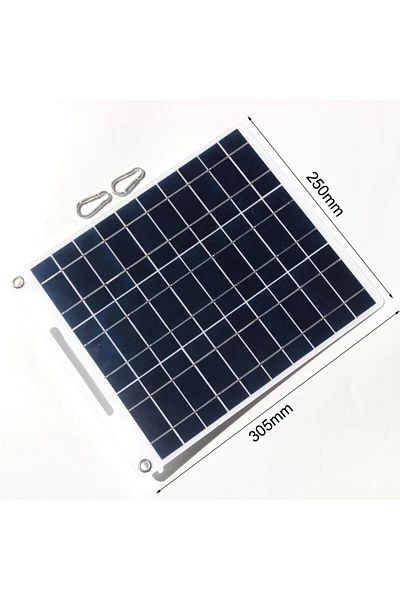 Choice 1pcs 5v Solar Plate Waterproof Solar Panel Portable Dual Usb Solar Battery Charger Outdoor Camping