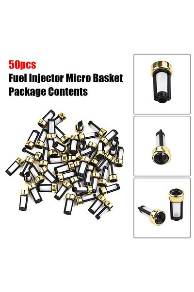 Choice 50pcs Fuel Injector Micro Basket Filter Universal Fit For ASNU03C Injector Repair Tools 6*3*12mm ...